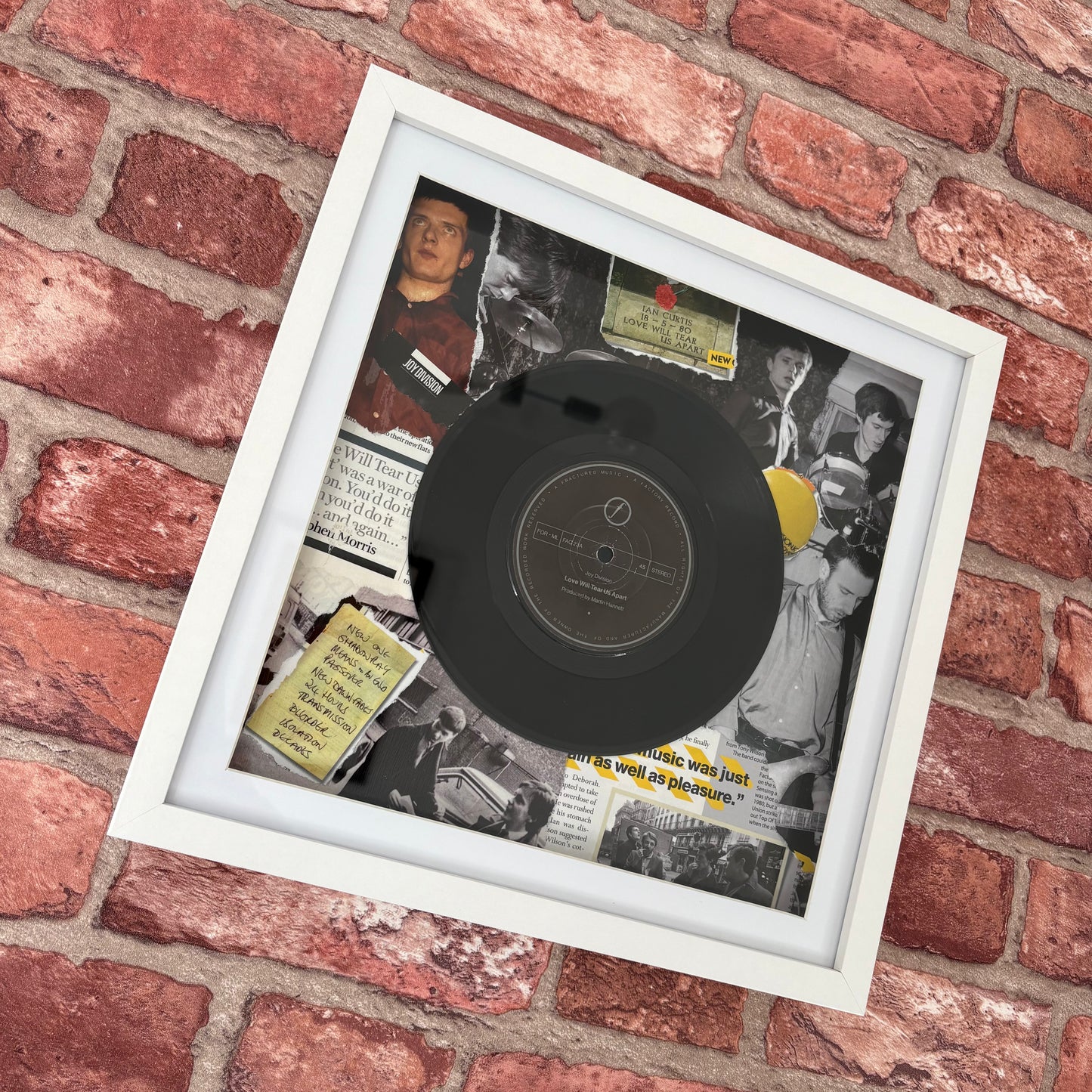 JOY DIVISION Love Will Tear Us Apart Vintage Vinyl : One off Original