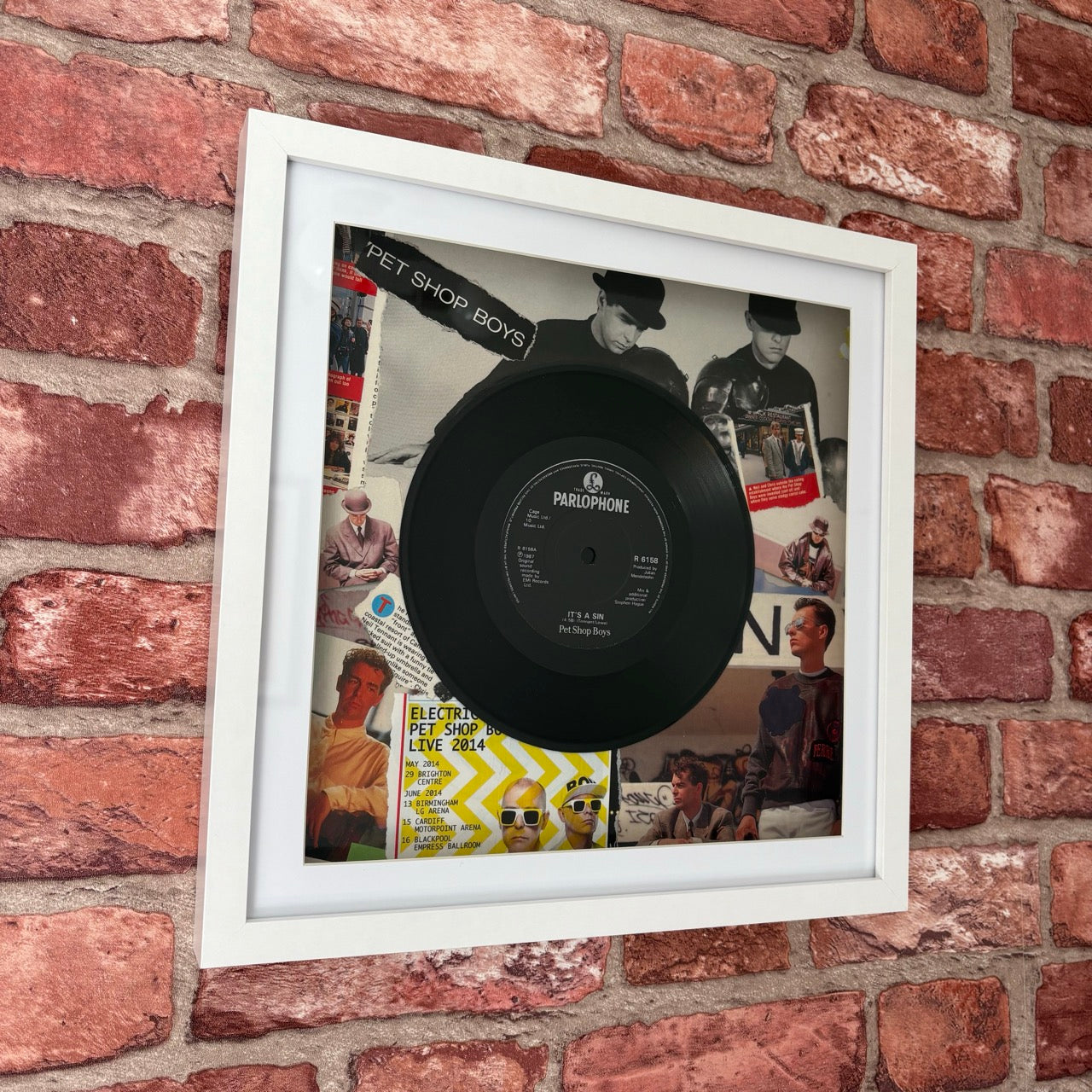 PET SHOP BOYS It's a Sin Vintage Vinyl : One off Original