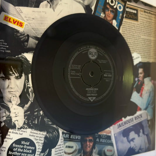 ELVIS PRESLEY Jailhouse Rock Vintage Vinyl : One off Original