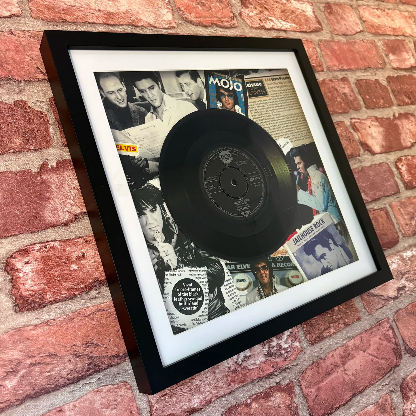 ELVIS PRESLEY Jailhouse Rock Vintage Vinyl : One off Original