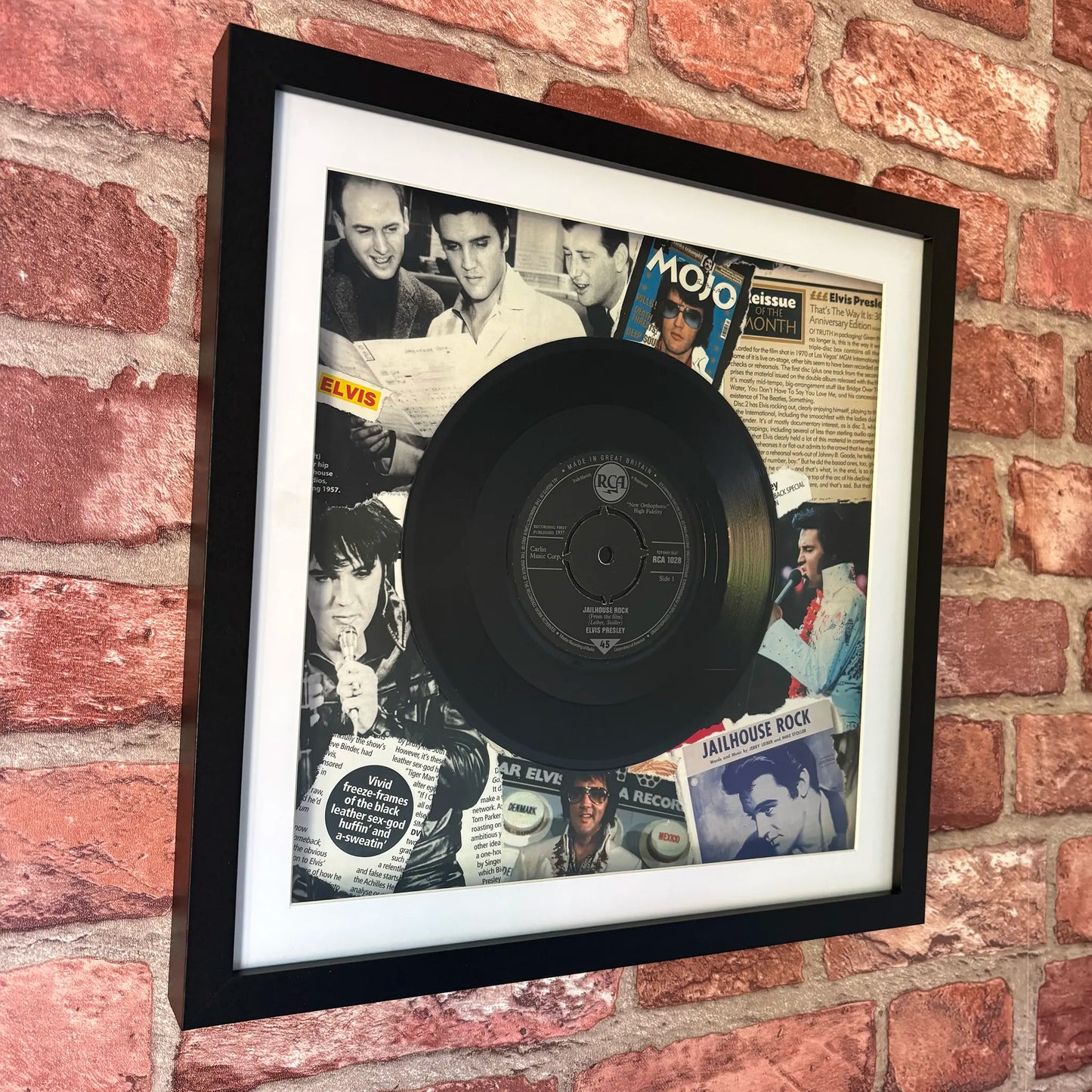 ELVIS PRESLEY Jailhouse Rock Vintage Vinyl : One off Original