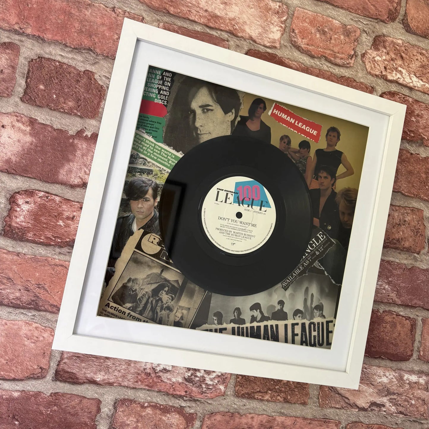 THE HUMAN LEAGUE Don't You Want Me Vintage Vinyl : One off Original