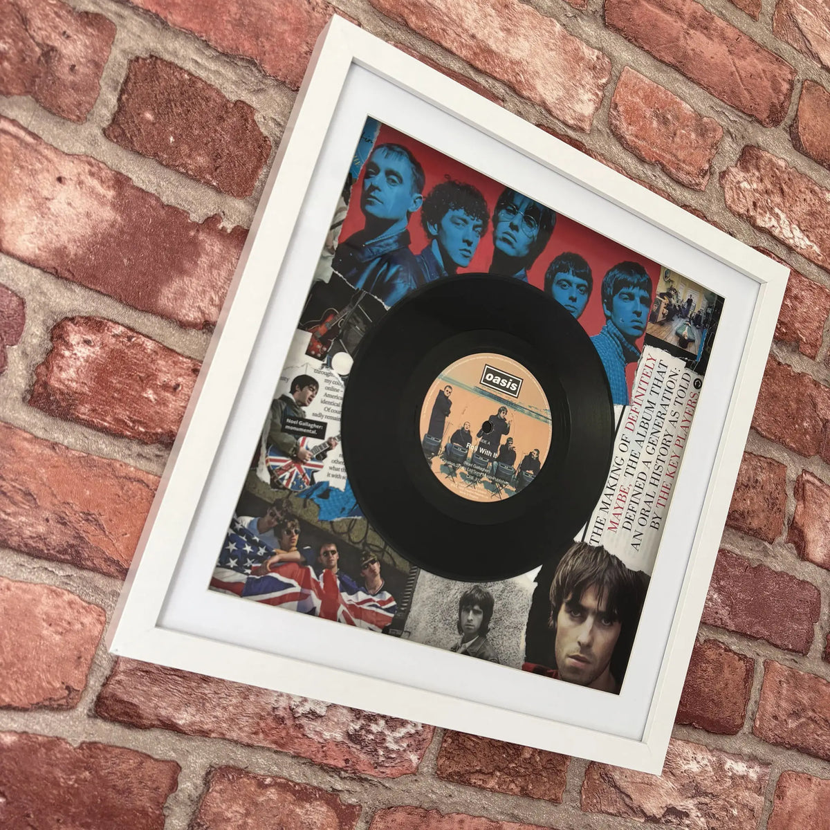 OASIS Roll With It Vintage Vinyl : One off Original – Artomic OASIS Roll With It Vintage Vinyl : One off Original – Artomic